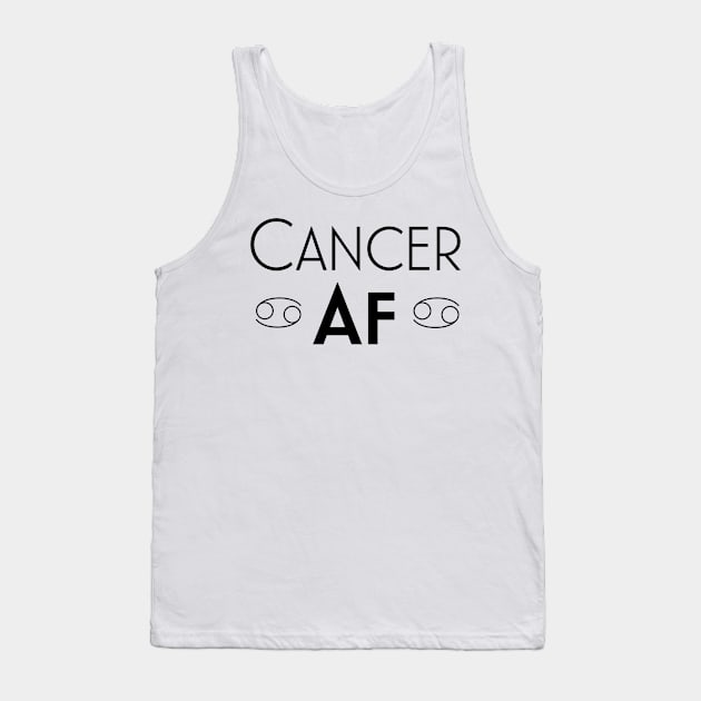 Cancer AF Tank Top by Sloop